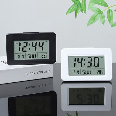 Neue Elektronische Uhr Großer Bildschirm Mit Hintergrundbeleuchtung Nachtlicht Studenten Nachttisch Smarte Wecker Digitale Wanduhr