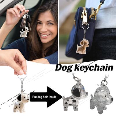 Schlüsselanhänger zum Sammeln von Hundehaaren, entzückende Haarsammler in Tierform, kreative Geschenke für Hundeliebhaber