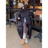 New cotton-padded women's medium and long Korean version large size loose and thickened fashion, cotton-padded long cotton-padded jacket