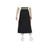 New Nike Sportswear Essential Women's Mid Rise Woven Cargo Midi Skirt Black FV7504-010