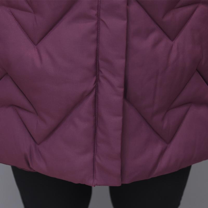 Velká velikost XL-6XL Dámské zimní vycpané kabáty středního věku s kapucí Ležérní Silné teplé zimní bundy Žena Elegantní dlouhé parky