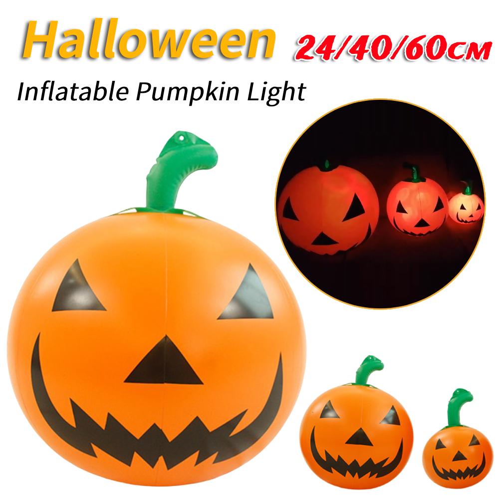 2025 Halloween Inflatable Pumpkin Light PVC Inflatable Pumpkin Lantern Outdoor Decoration for Horror Home Garden Courtyard Gifts