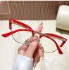 Women Cat Eye Anti Blue Light Metal Reading Glasses+1.0+1.5+2.0+2.5+3.0+3.5+4.0
