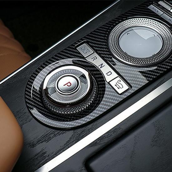 Car Center Control Panel Cover Trim Carbon Fiber ABS For Genesis GV80 -2024