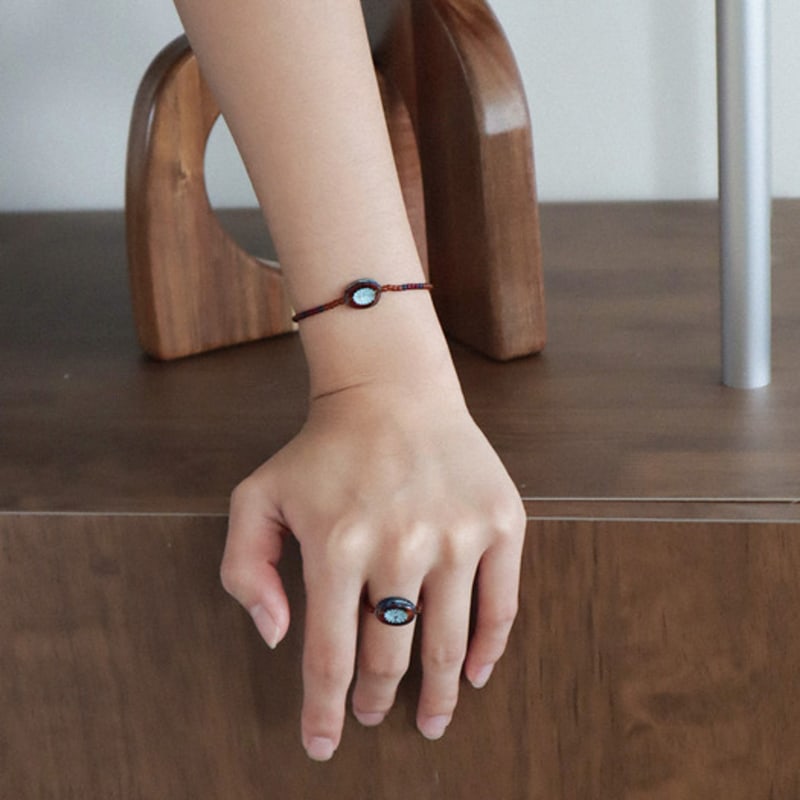 

OudStudio Bohemian Beads Bracelet Blue