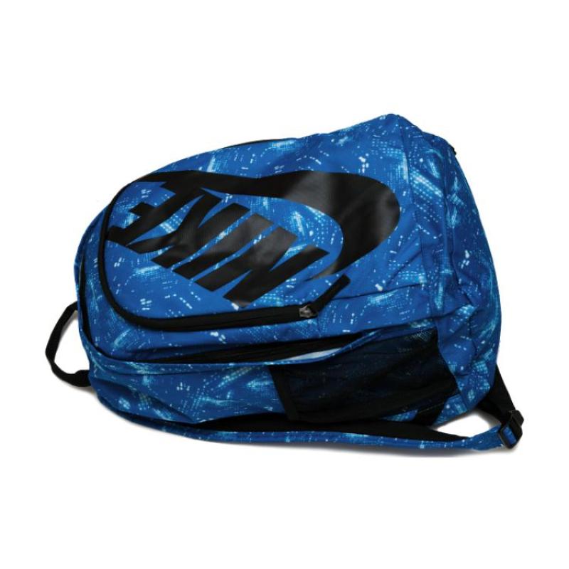Nike Polyester Laptop Bag Backpack Regular Unisex Blue Casual BA5273-455