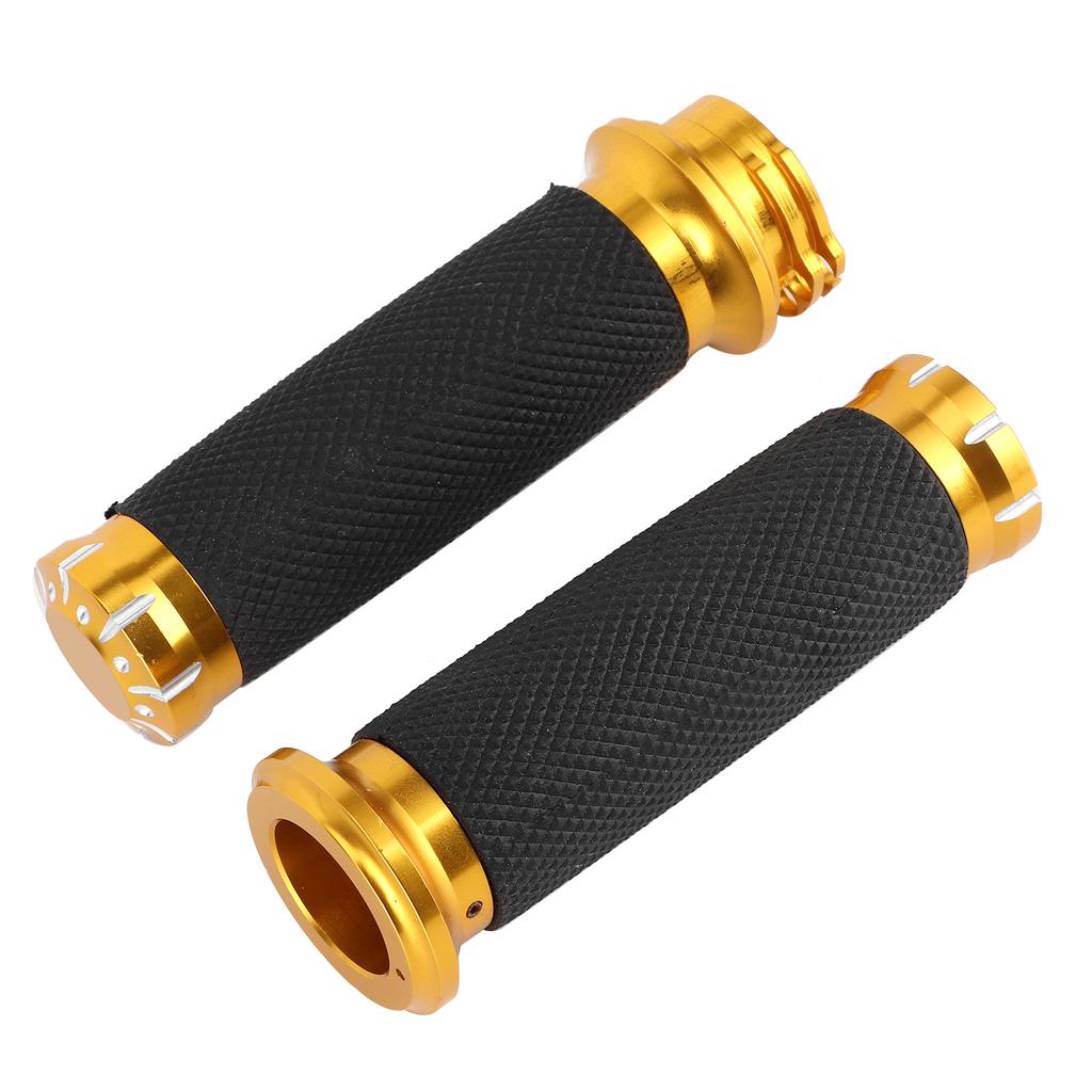 Motorcycle Grips Aluminum Alloy Rubber Handle Accessory Fit for VRSC XL XR 96‑13