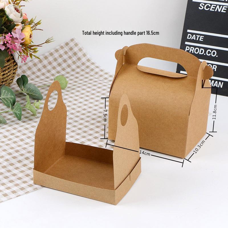 Ruční krabička na švýcarskou roládu a pečivo na dorty, sendviče a sušenky.