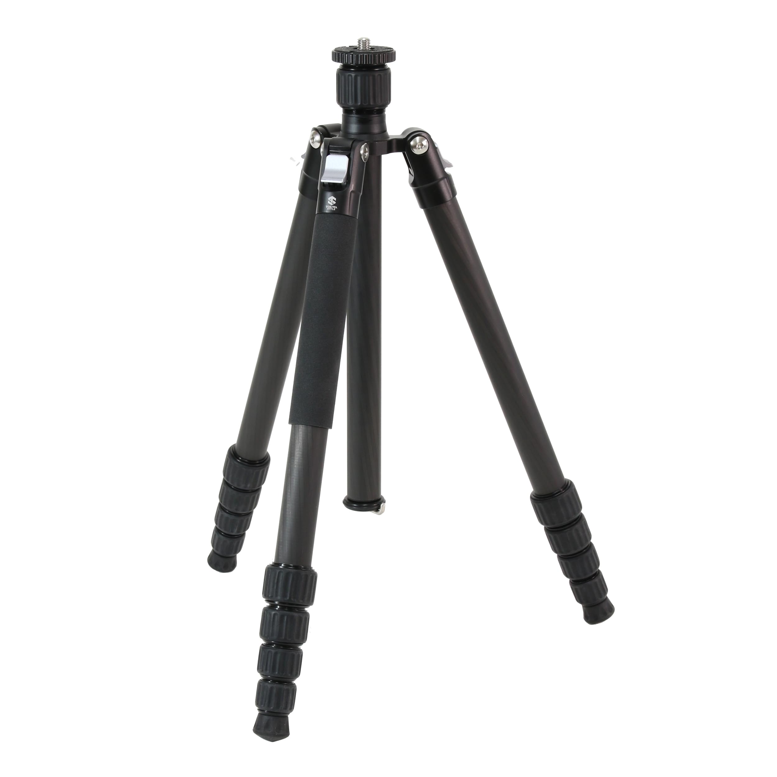 

TOKIWA STYLE TA255CJ Carbon Fiber Travel Tripod with Maximum Height of Locking Nut and Adjustable Monopod 5-Section 1660mm, Elevator,