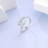 Copper Sun Opal Open Adjustable Ring For Women Ladies Sparkling Party Wear Luxury Gift Jewelry