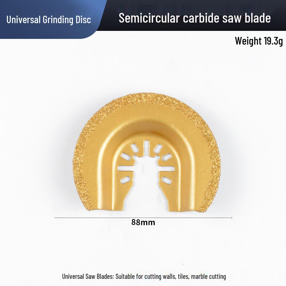 Universal Multifunctional Oscillating Tool Saw Blade - High Carbon Steel Bimetal, 35mm & 45mm, for Cutting & Grinding