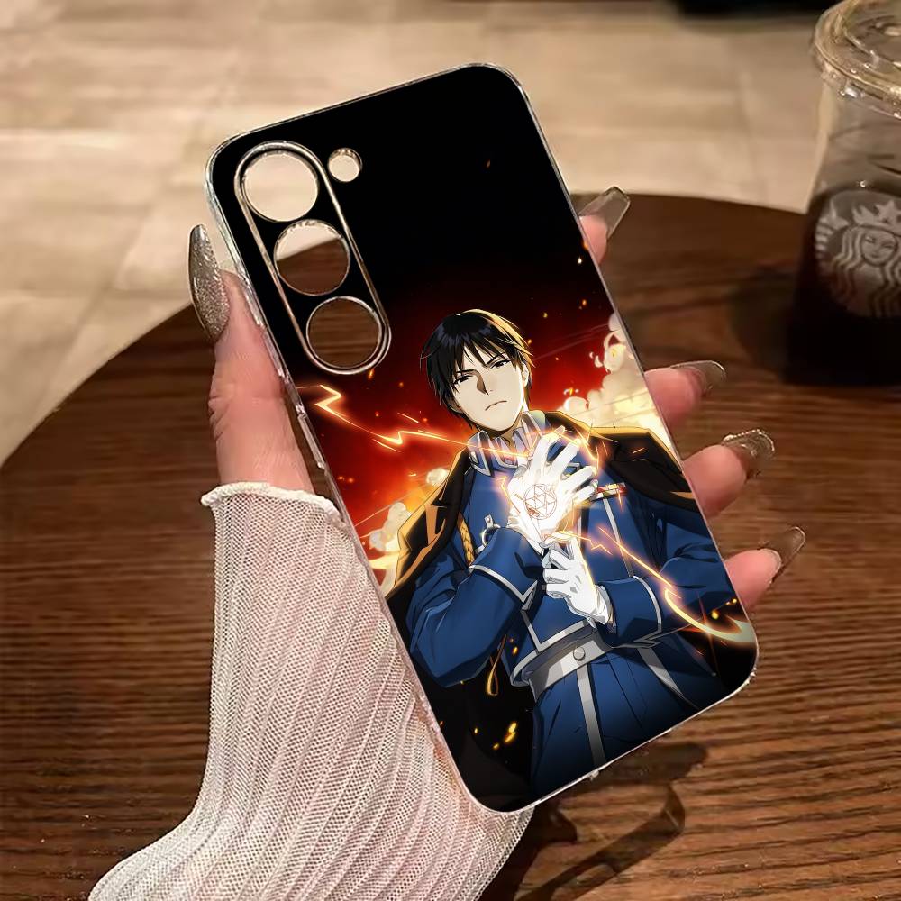 Popular anime-F-Fullmetal -Alchemist Clear Soft Silicone Phone Case for Samsung Galaxy A71, A70, A52, A51, A40, A30