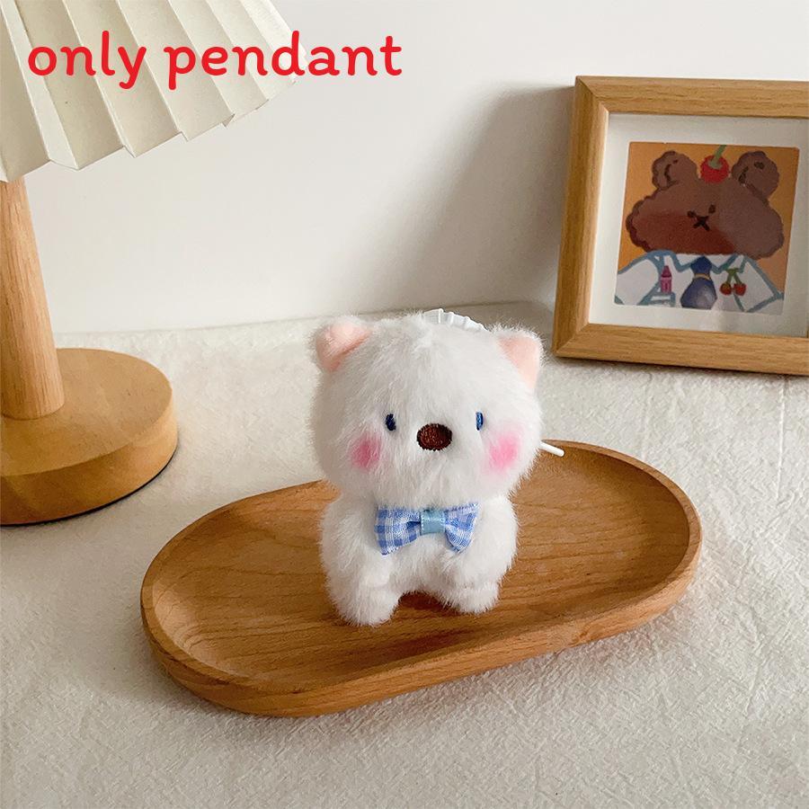 Dog Pendant Plush With Bowtie Decoration For Kids School Activities Gifts And