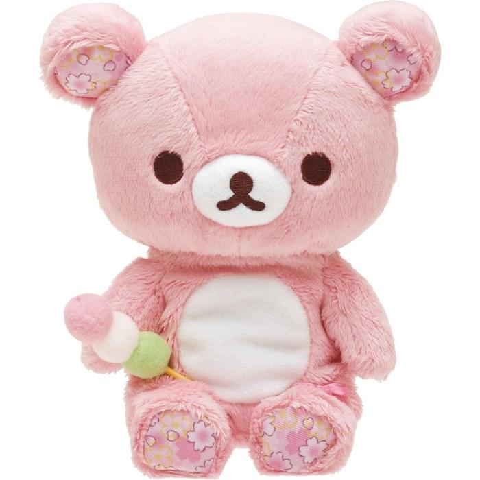San-X Rilakkuma Sakura Theme Plush – Sitting Plush Rilakkuma MV22601 (Approx. H170 x W155 x D90mm)