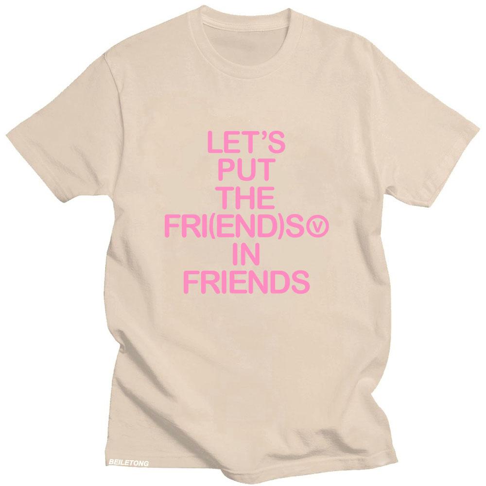 Soft Taehyung Fri(end)s T-shirts Ropa Mujer Graphic Printing Tee-shirt Short Sleeve Korean Style Tshirts Summer Women Soft Tees