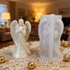 Easy to Use Silicone Candle Mould Featuring Detailed Sleep Angel Designs for Craft Projects