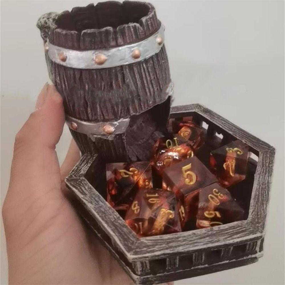 

Для DND Game Dice Tower Настольный орнамент Подарочные игральные кости