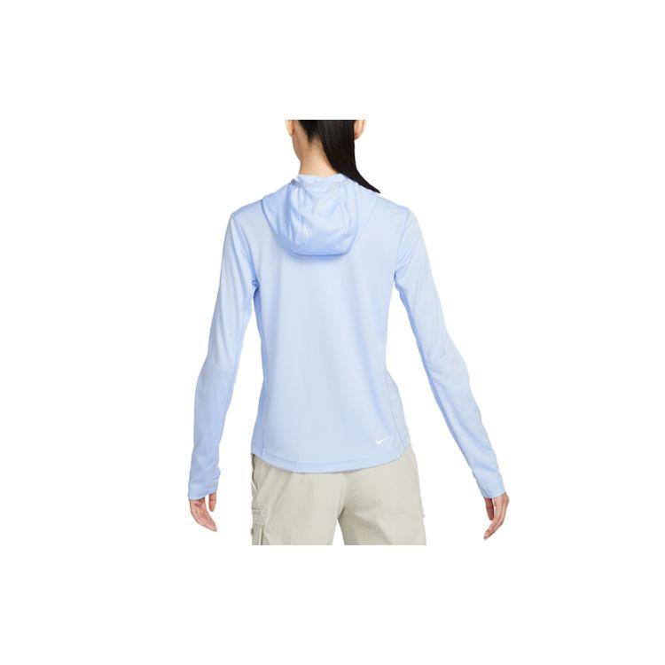 Nike ACG Dri-Fit Adv Solid Logo Outdoor Quick-Dry Long Sleeve Hoodie T-Shirt Women tops Cobalt-Blue DV9539-479