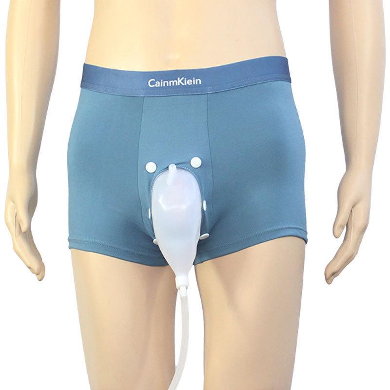 Men's Silicone Detachable Urine Collection Underwear Catheter for Elderly Care