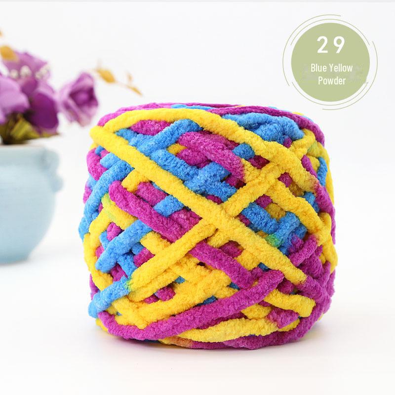 Thick Wool DIY Yarn Ball for Handwoven Crafts - Soft Texture, Easy To Work With, Multiple Colors