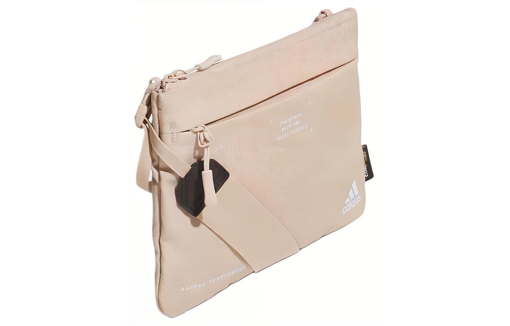 Adidas Nylon Crossbody Bag, Shoulder Bag Regular Unisex Beige IM5212