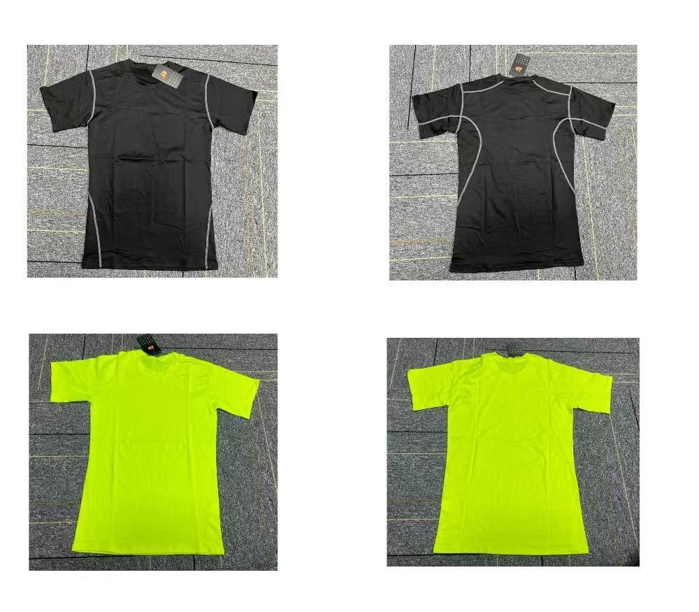 Men's Quick-Dry Compression Running T-Shirt - Breathable, Sweat-Wicking, Elastic Fit for Outdoor Sports and Gym Training