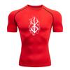 Sweat Absorbing Compression Shirts for Men Short Sleeve Gym Workout Stretchy Moisture-Wicking Fitness Undershirts Quick Dry Athletic T-Shirt Top