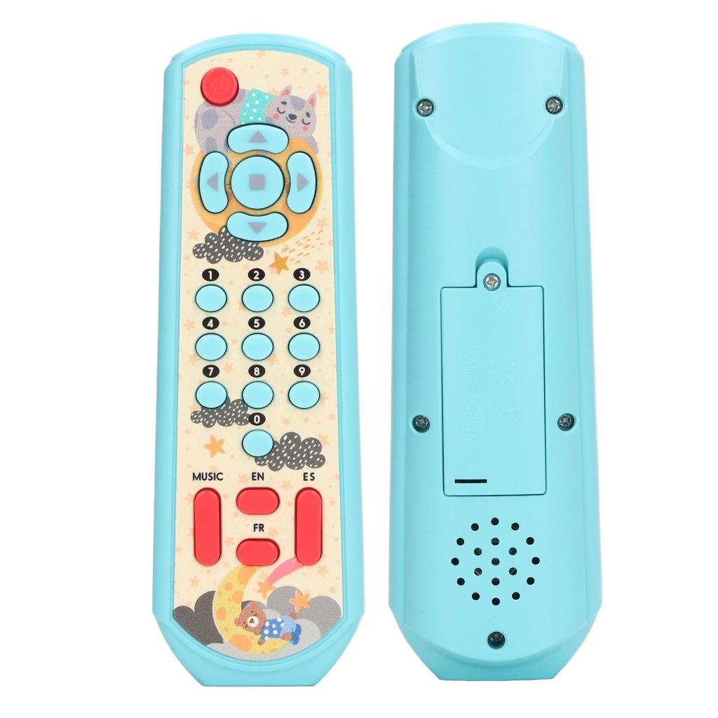 TV Remote Control Toy Baby Simulated Remote Control Toy with Sound and Light for Early Education Learning