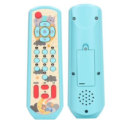 TV Remote Control Toy Baby Simulated Remote Control Toy with Sound and Light for Early Education Learning
