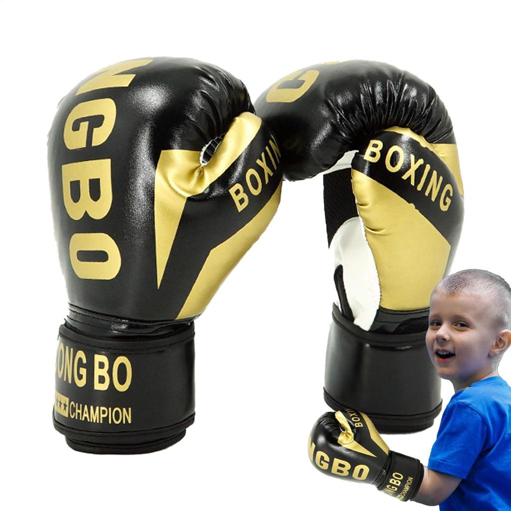 Kids Boxing Gloves for Boxing Kickboxing Adjustable Boys Protective Sparring Mitts Breathable Safe Sparring & Training Gloves