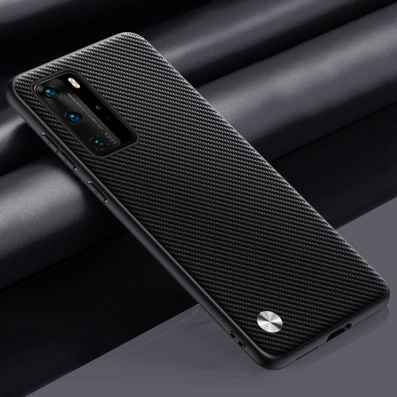 

Роскошный чехол из искусственной кожи для Huawei P40 Pro Plus, задняя крышка, матовый силиконовый чехол для телефона с полной защитой для Huawei P40 Lite 5G 4G For Huawei P40 матовый черный