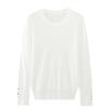 European and American style, new women's clothing, foreign style, fashionable basic plain weave knitted sweater 8851171