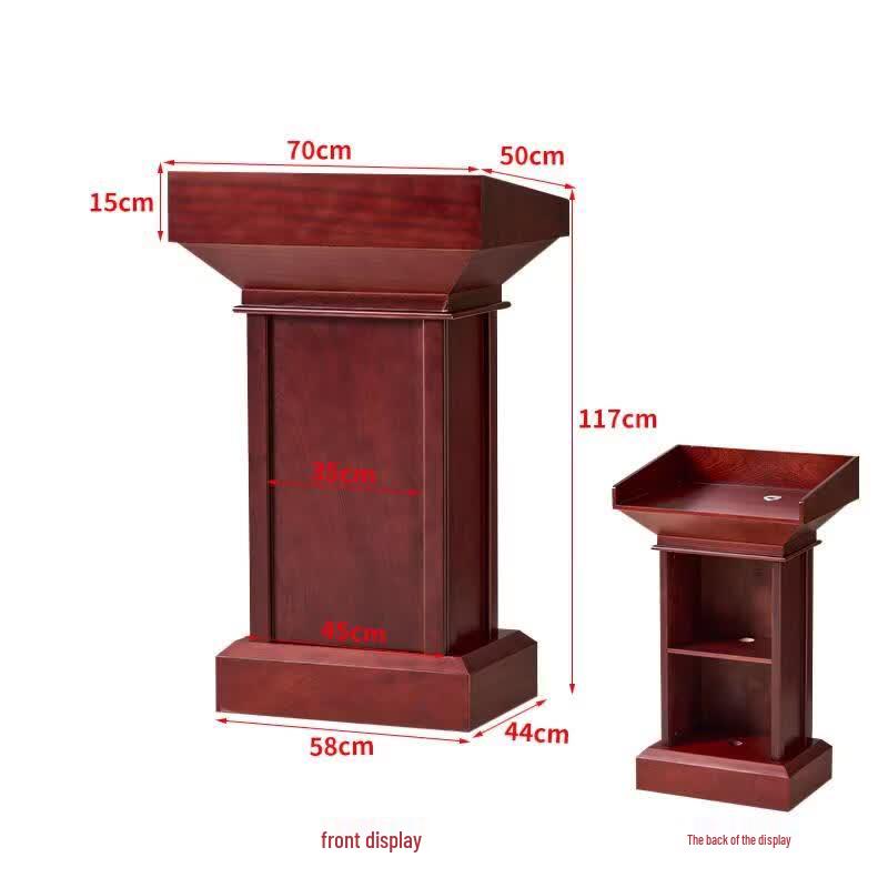 Solid Wood Podium Lectern