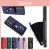Accordion Holder Card Folding Wallet With Rfid Shielding Material Phone Case Ring Holder Leather Case For Samsung Galaxy S22 S23 S24 A35 A55 A13 A24