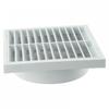 White Grille Air Outlet 100MM/125M/150MM Auxiliary Materials