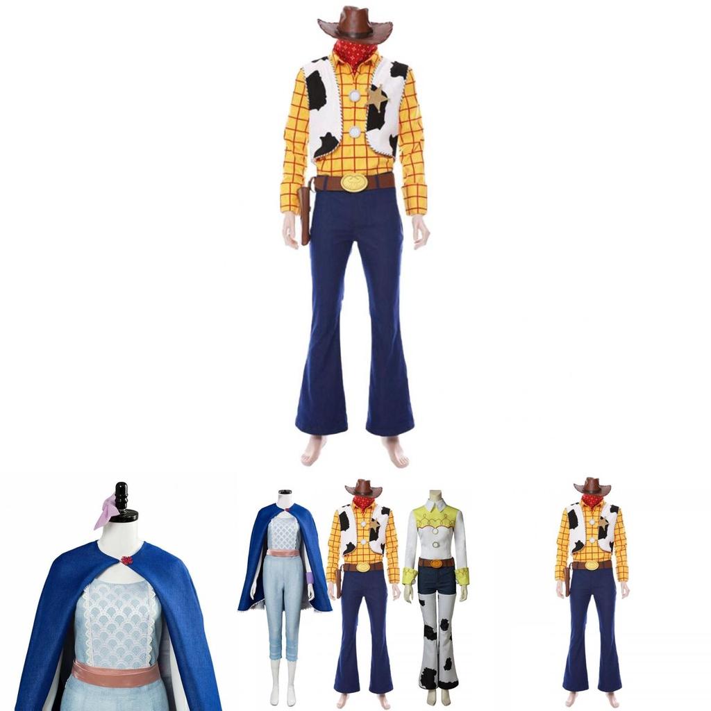 Get Ready For Adventure With Toy Story Woody Bo Peep Jessie Cosplay Stage Costumes