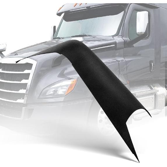 

Black Door Mirror Arm Cover for Freightliner Cascadia 2018-2024 New Cascadia Semi Trucks Accessories Driver (Left side) 2278606508, 2278606509