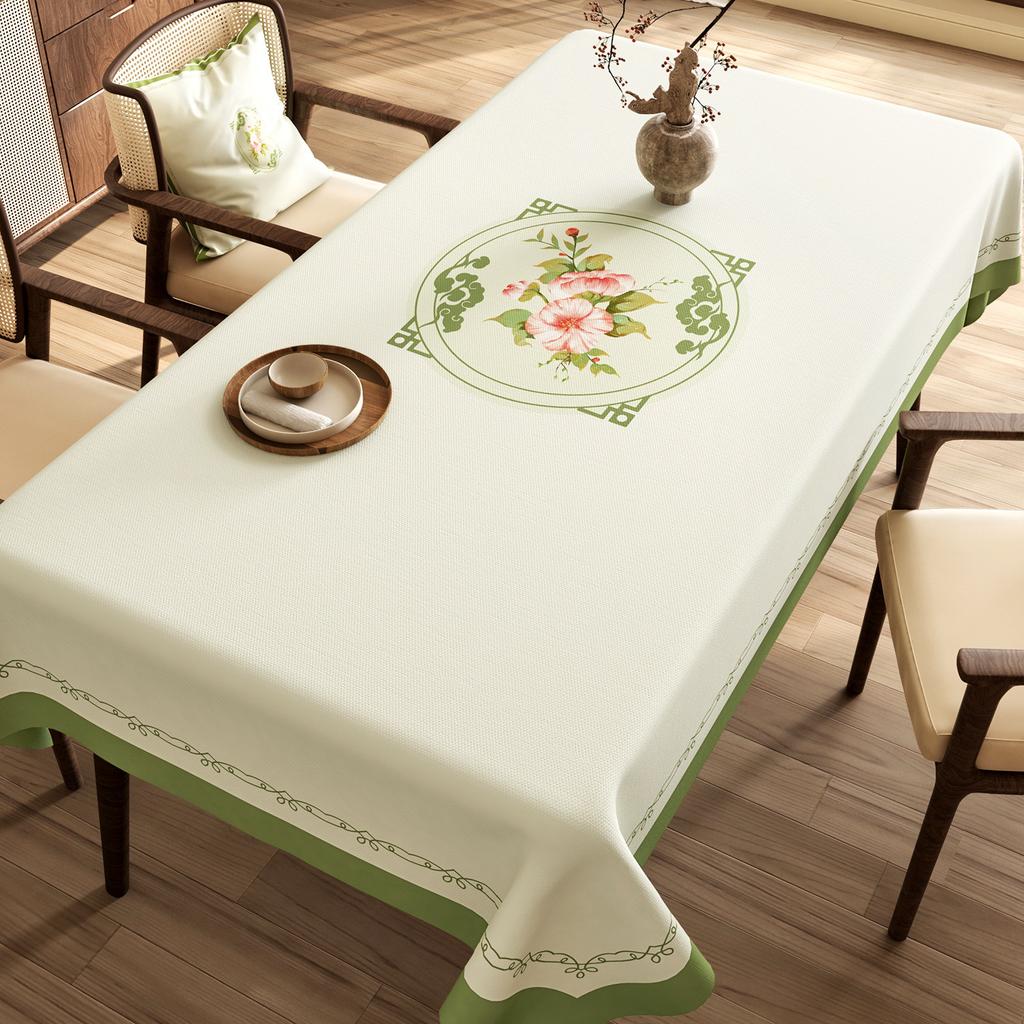 1pcs New Home Warm Living Decoration Tablecloth Ancient Style Table Cloth Waterproof and Oil Resistant PVC Rectangular Table Mat