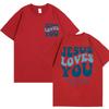 Jesus Liebt Dich T-Shirt Liebe Wie Jesus Shirt Christliches Merch Christliche T-Shirts Jesus Ist König Bibelvers Oberteile Christliche Kleidung