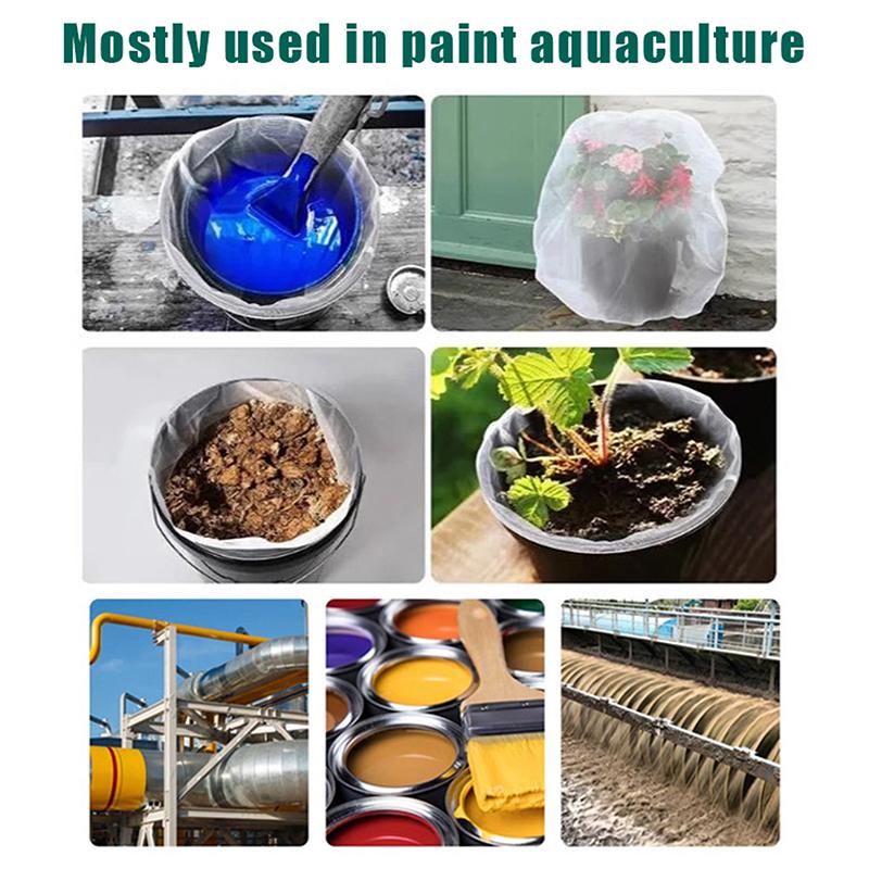 5Pcs Nylon Paint Strainer Bags Top Opening Paint Strainer Bags Paint Screen Net Home Decoration Paint Screen Net Filter Bag