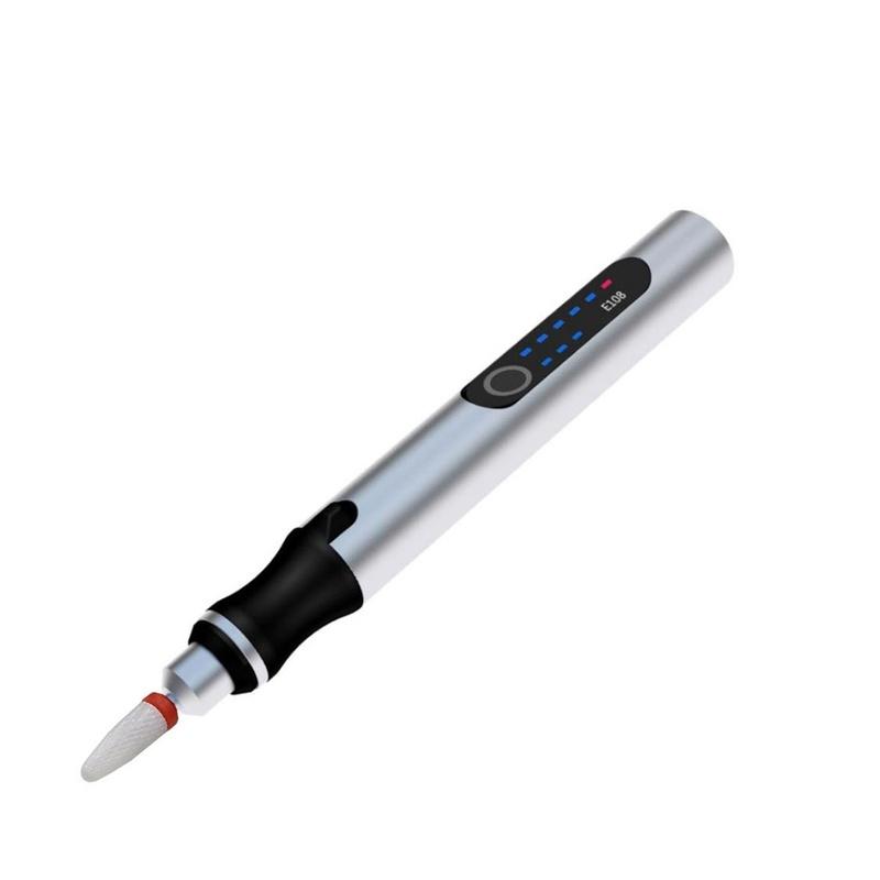 1/3 Geschwindigkeit Akku Mini Elektrischer Schleifer Bohrer Gravur Schnitzstift Polierer Rotationswerkzeuge DIY Set USB