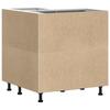 Lucca Corner Base Cabinet Brown Oak Effect Wood Based Material