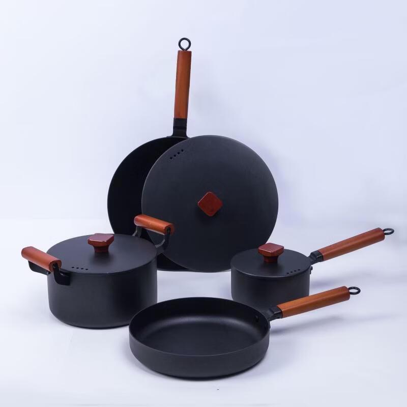 ZISIZ Traditional Iron Frying Pan
