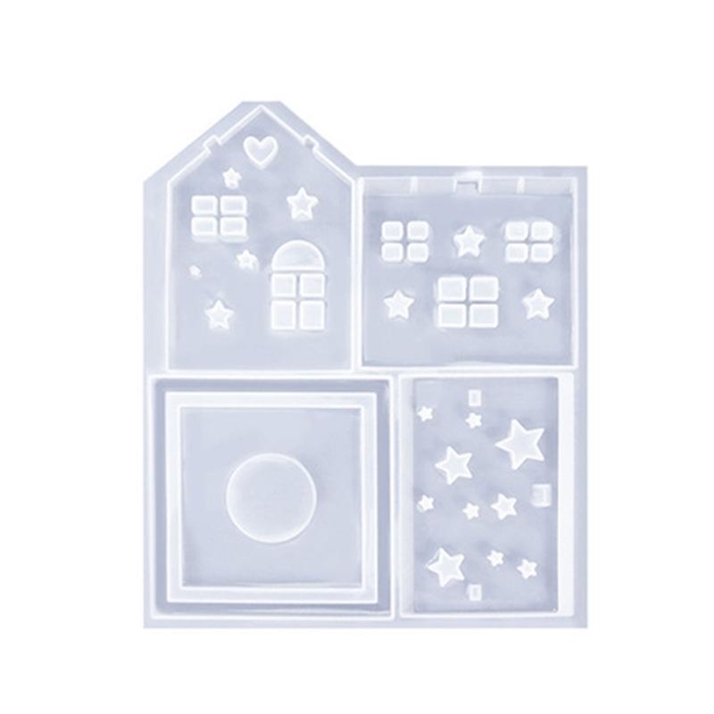 

Многоразовые прочные силиконовые формы, аксессуары для рождественских украшений дома, элегантные прозрачные узоры, портативные для пекарей
