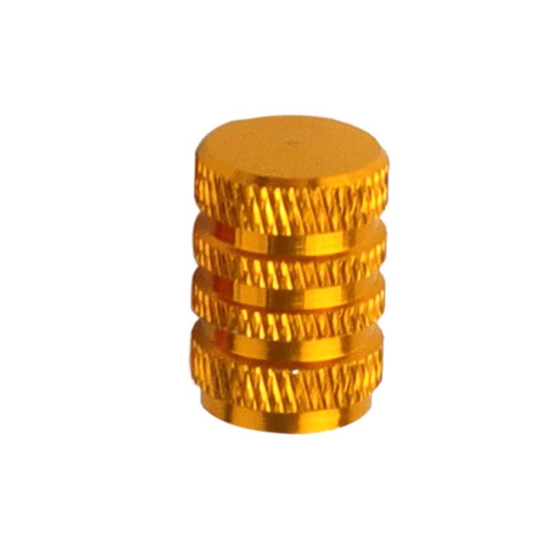 Personalized Aluminum Alloy Schrader Valve Caps for Car Tires