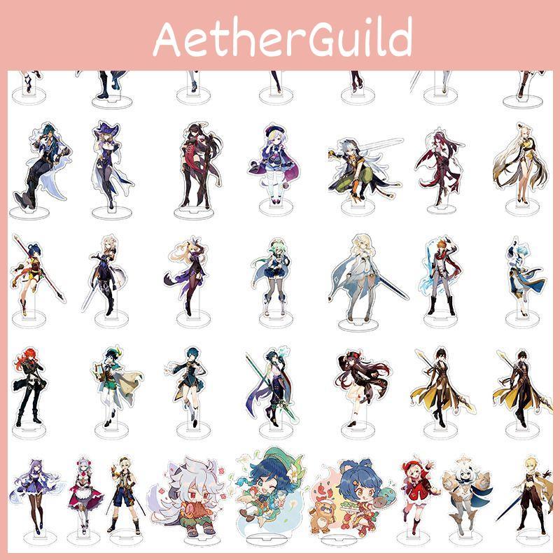 Genshin Impact Barbatos Keqing Barbara Hutao Acrylic Figure Stand Ideal For Decor