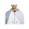 Nike Chaqueta polar deportiva con capucha y cremallera completa para baloncesto Kyrie Irving para hombre, chaquetas gris BV9286-100