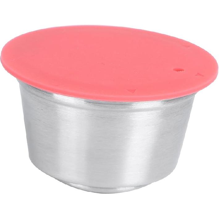 Многоразовые кофейные капсулы, чашка, нержавеющая сталь, многоразовые кофейные капсулы, многоразовые кофейные капсулы, совместимые с кофемашиной Lor (фиолетовый)