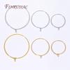20mm 25mm 35mm 18K Gold Plated Hoops Earrings Big Circle Ear Wire Hoops Wires For Jewelry Findings,Earrings For Accessories