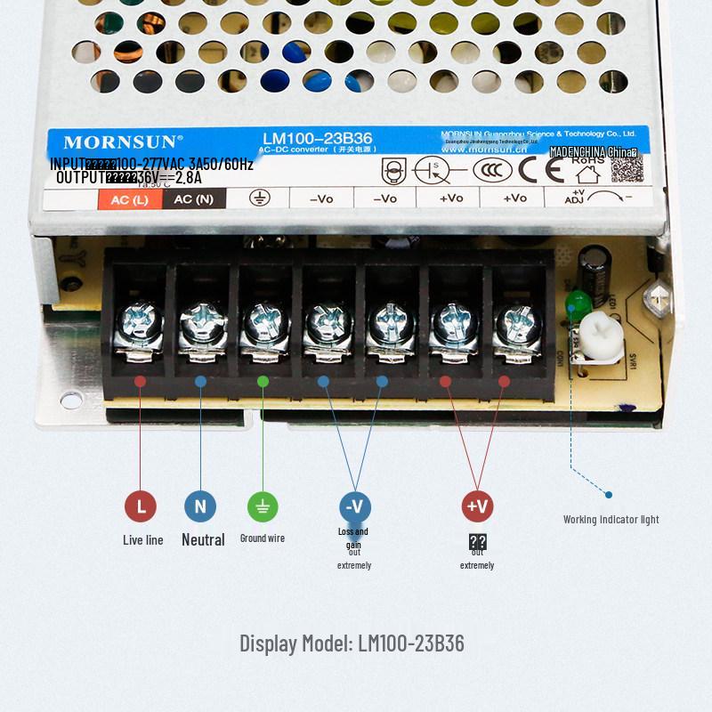 Jinshengyang 12V Switching Power Supply: LM15-320W DC Regulated Transformer (305V To 12V/24V)